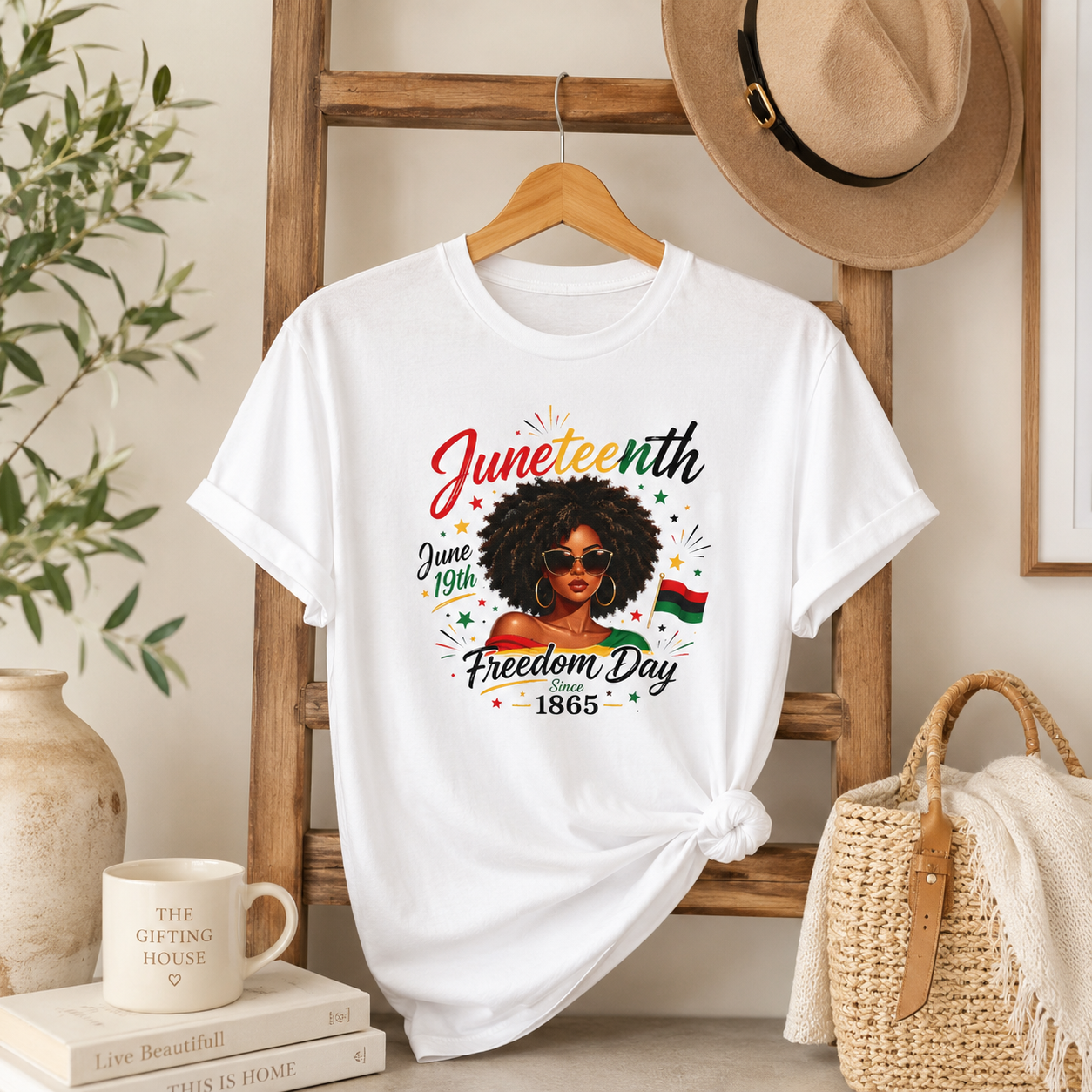 "Juneteenth 1865" Celebration Tee - Juneteenth Gift