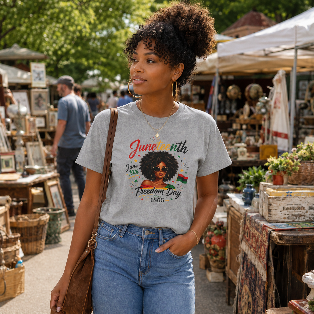 "Juneteenth 1865" Celebration Tee - Juneteenth Gift