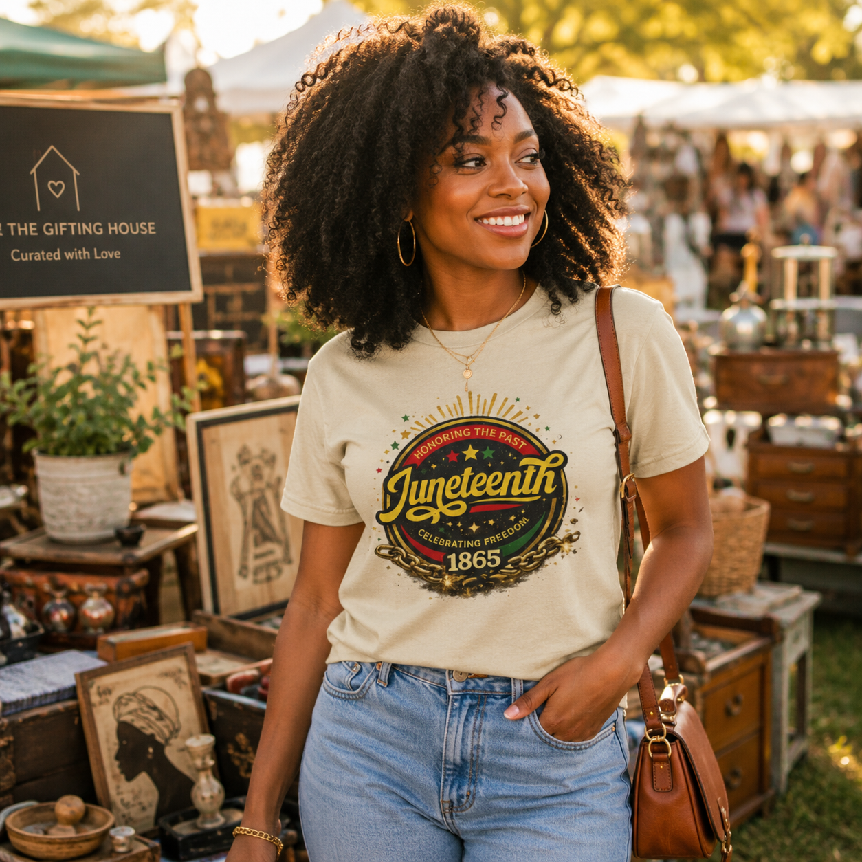 Honoring Freedom Tee - Juneteenth Gift