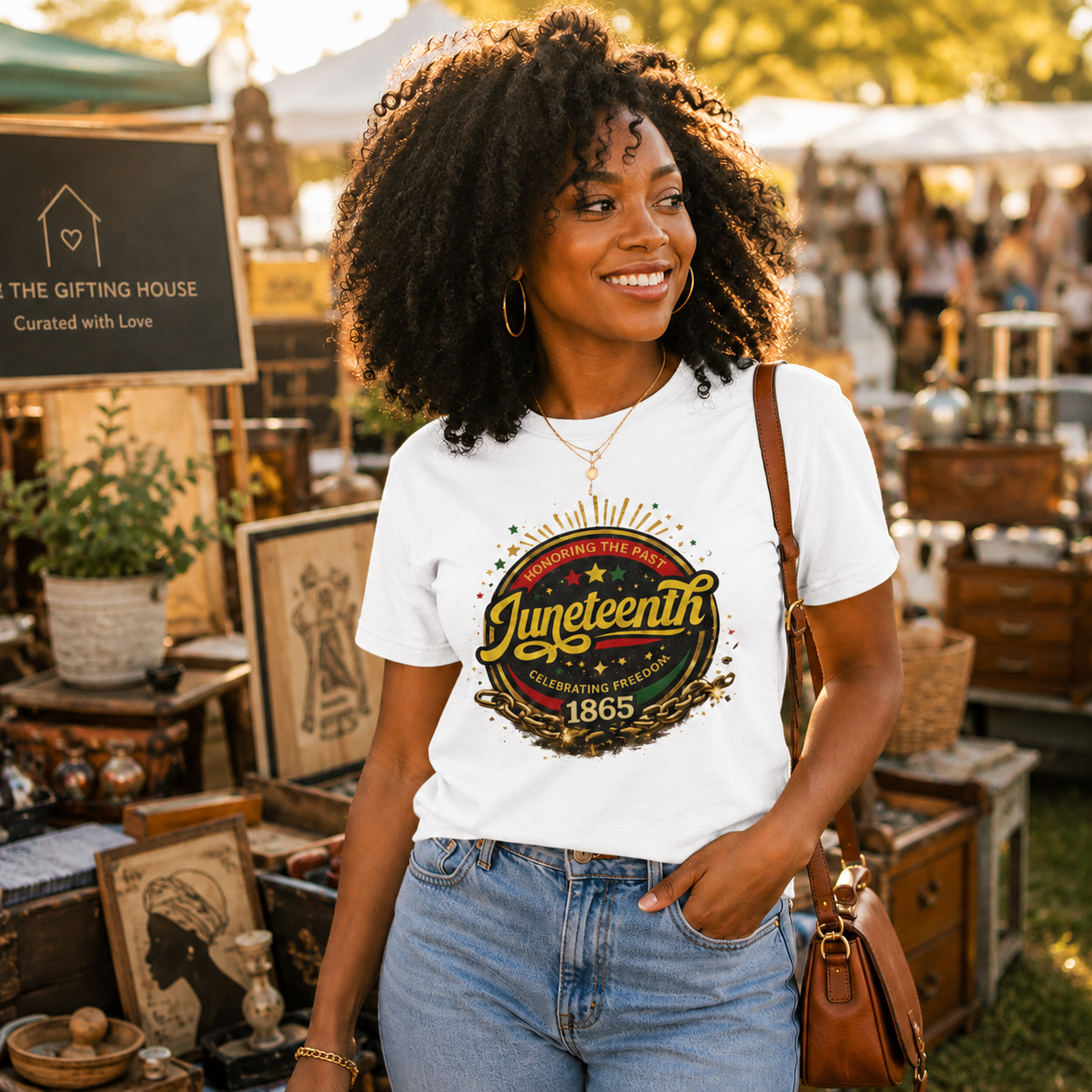Honoring Freedom Tee - Juneteenth Gift