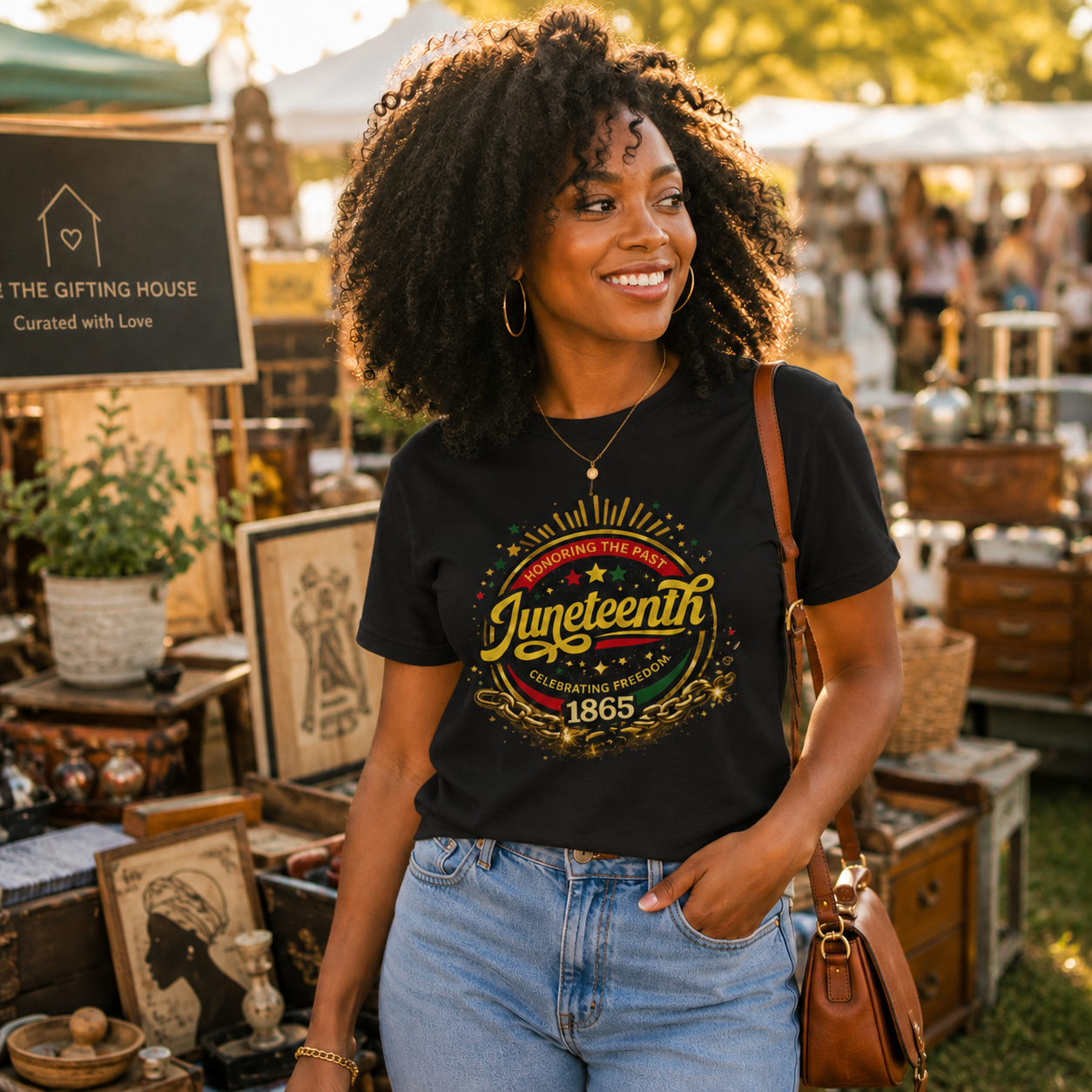 Honoring Freedom Tee - Juneteenth Gift