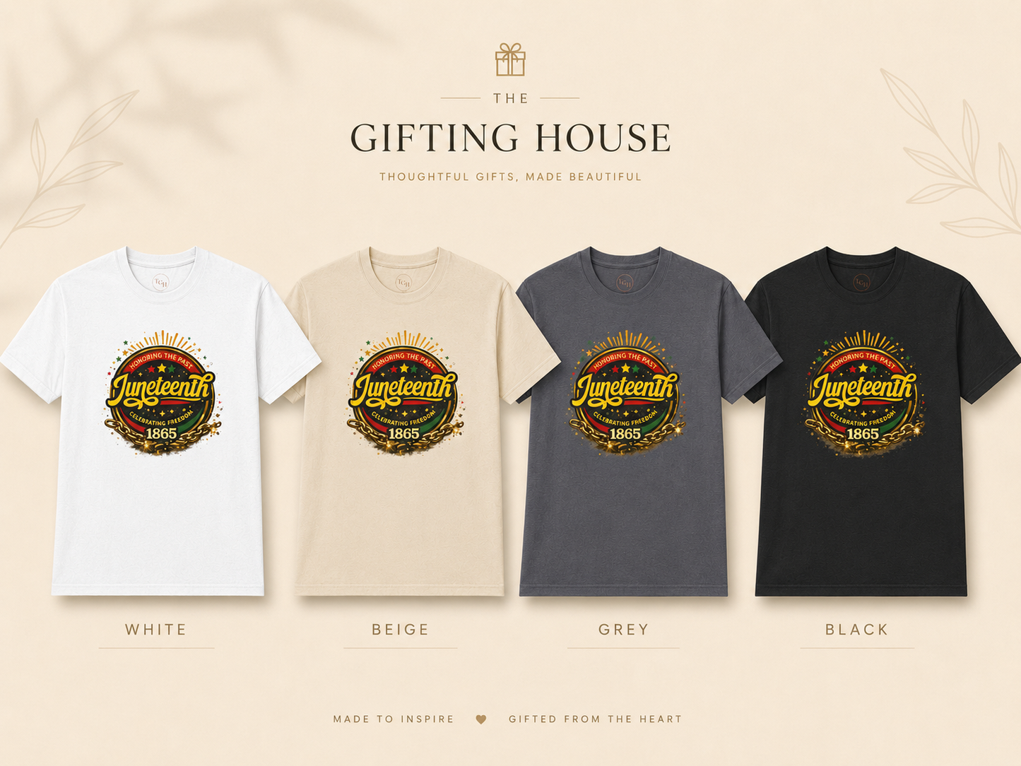 Honoring Freedom Tee - Juneteenth Gift
