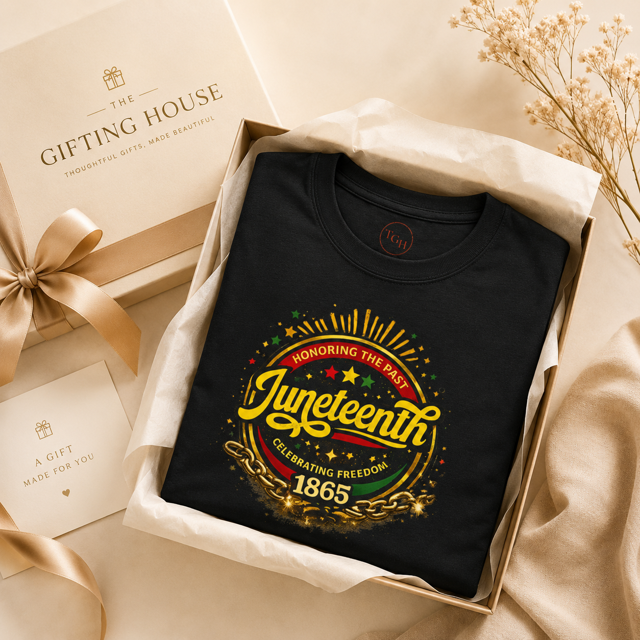 Honoring Freedom Tee - Juneteenth Gift