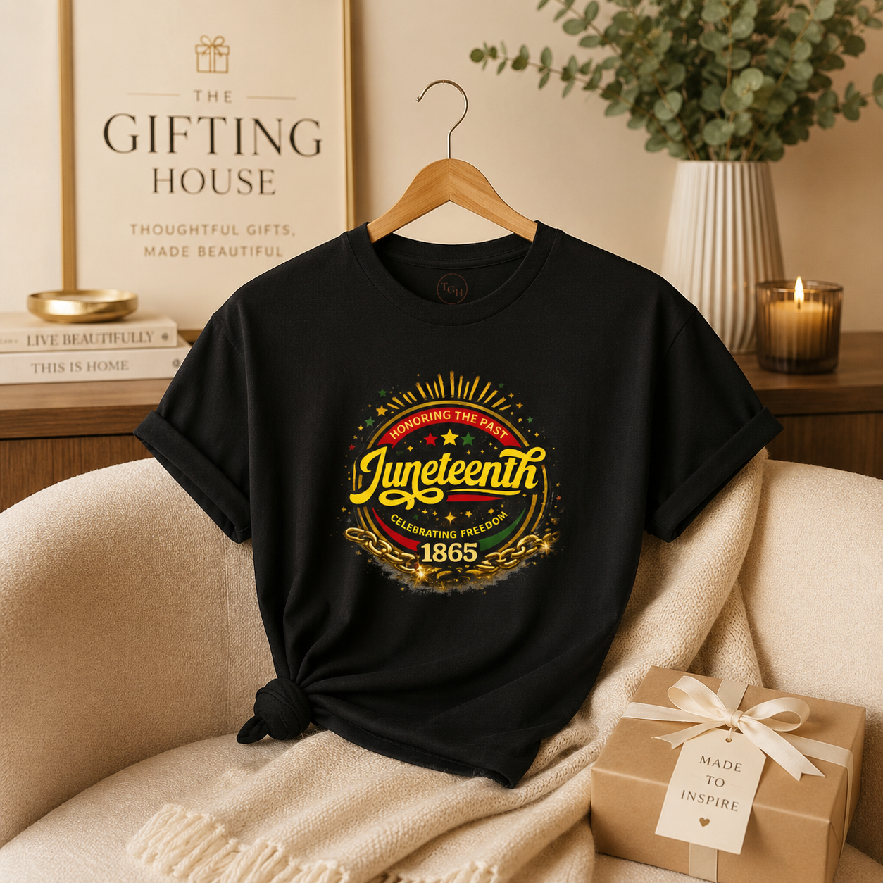 Honoring Freedom Tee - Juneteenth Gift