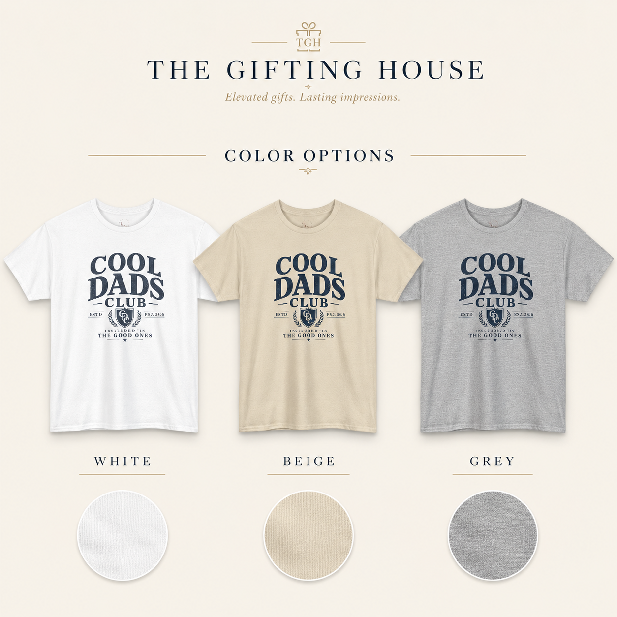 Cool Dads Club T-Shirt — Graphic Tee Fathers Day Gift
