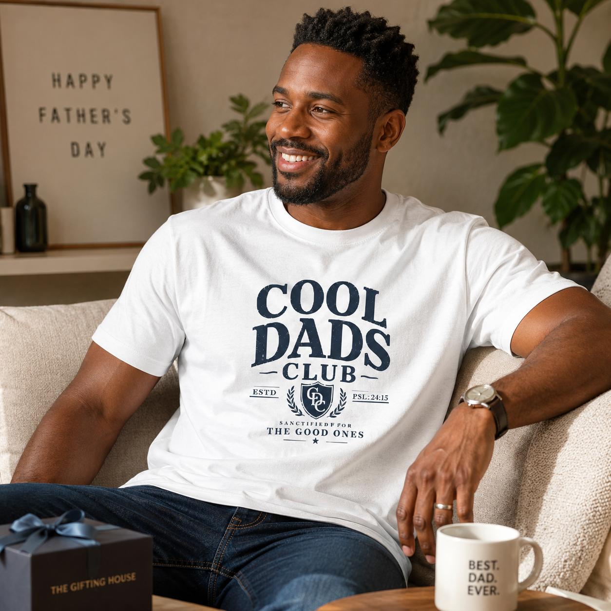 Cool Dads Club T-Shirt — Graphic Tee Fathers Day Gift