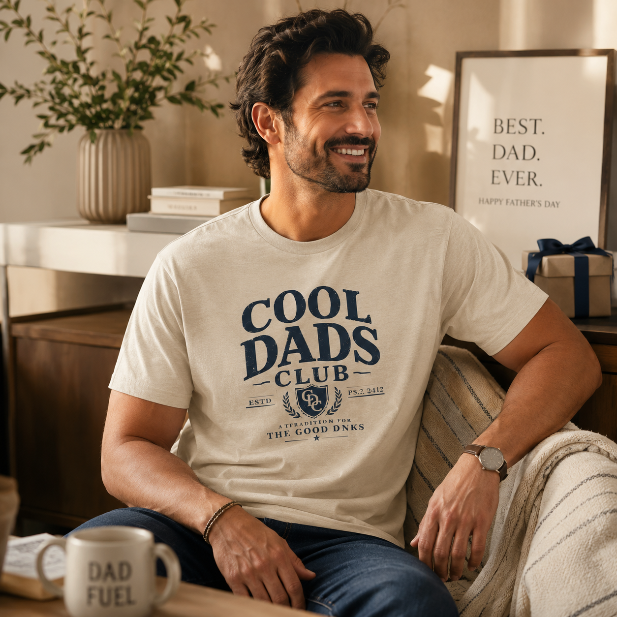 Cool Dads Club T-Shirt — Graphic Tee Fathers Day Gift