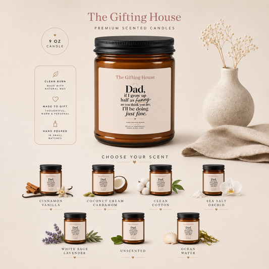 Dad Humor Soy Candle —  Father's Gift