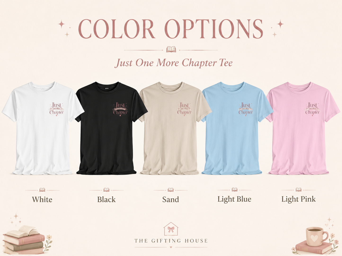 Just A Chapter T-Shirt — Literary Tee for Readers Gift
