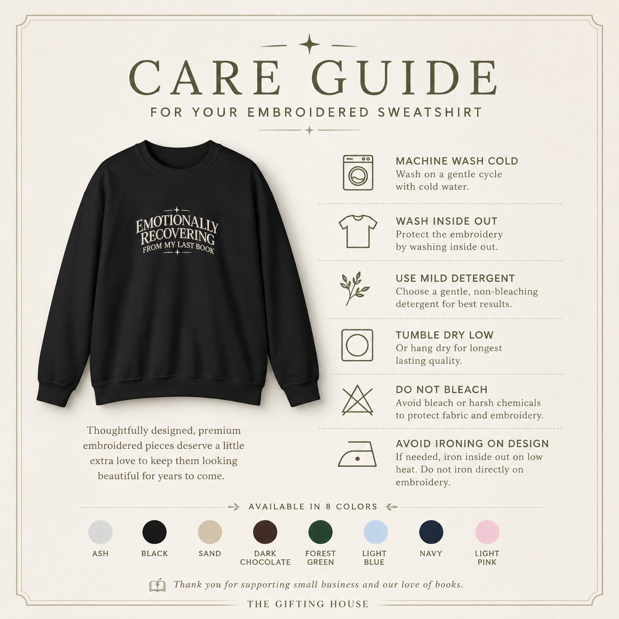 Emotionally Recovering From My Last Book Cozy Pullover – Crewneck Sweatshirt Gift