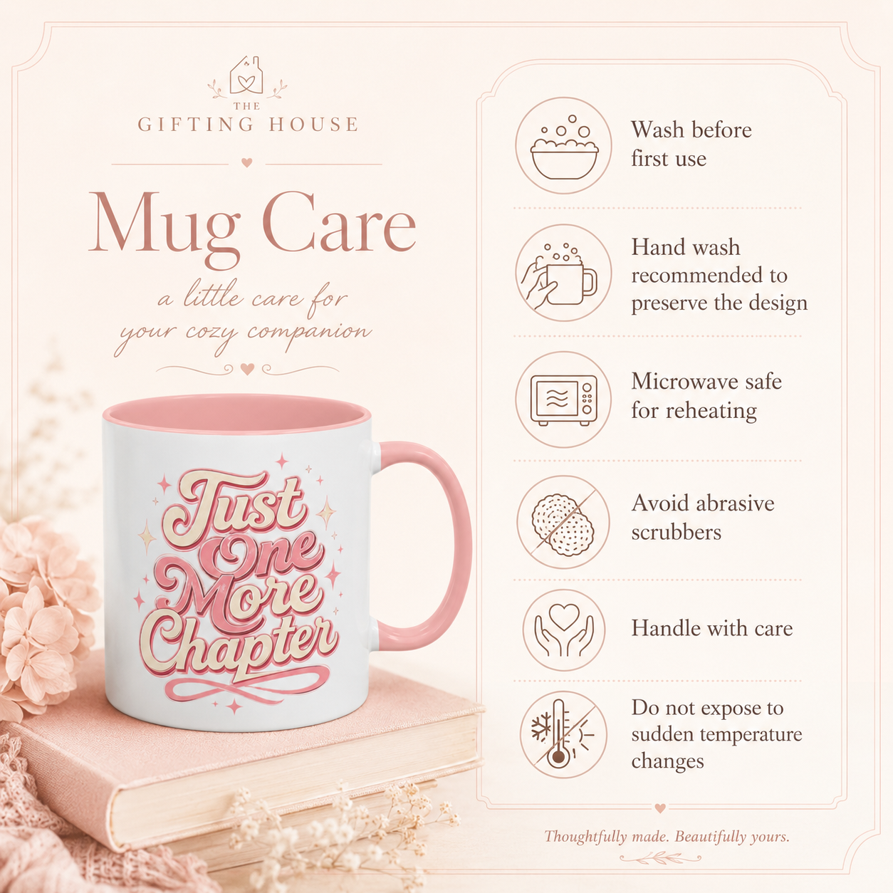 Just One More Chapter Coffee Mug 11oz — Book Lover Gift