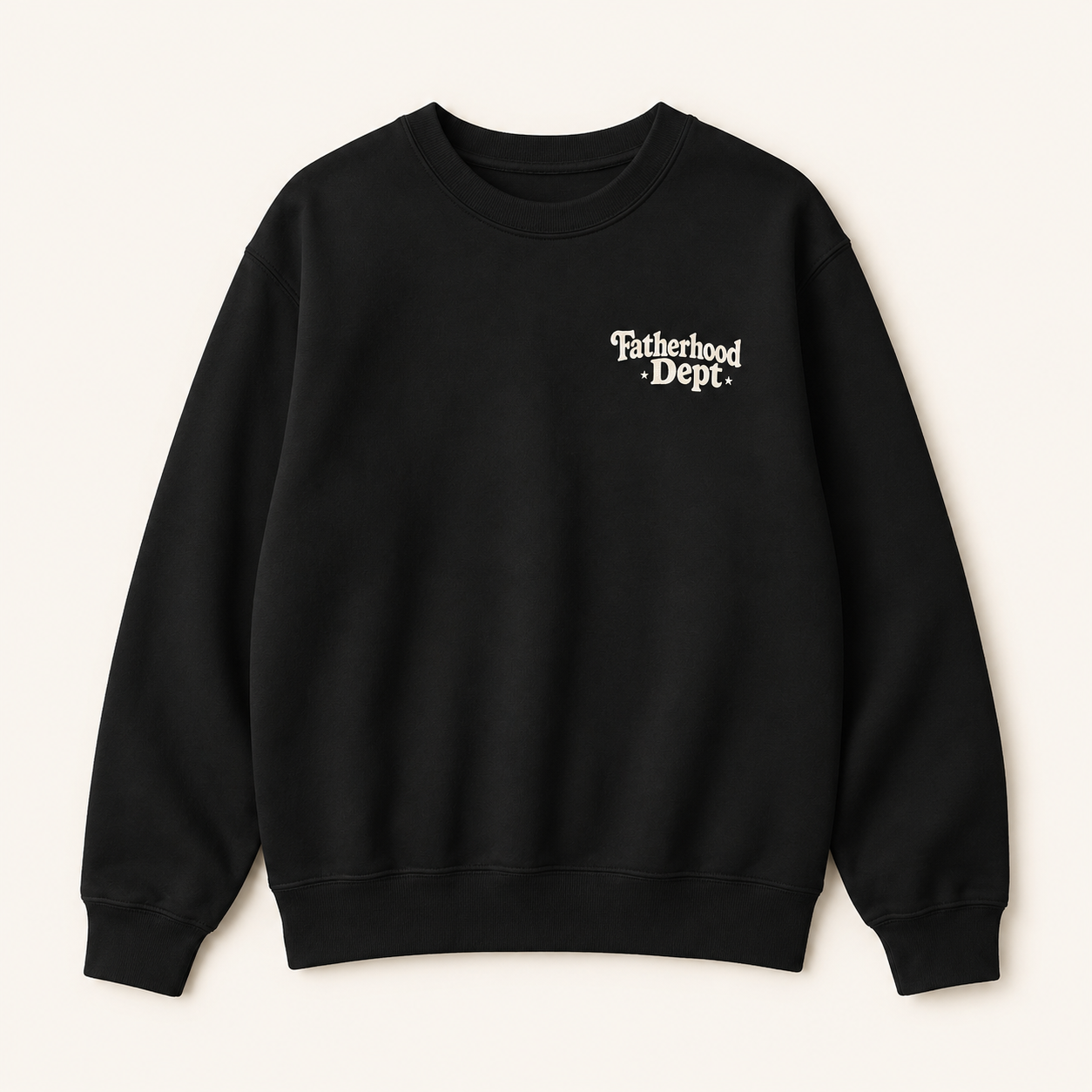Fatherhood Dept. Crewneck Sweatshirt — Vintage Pullover Father Gift