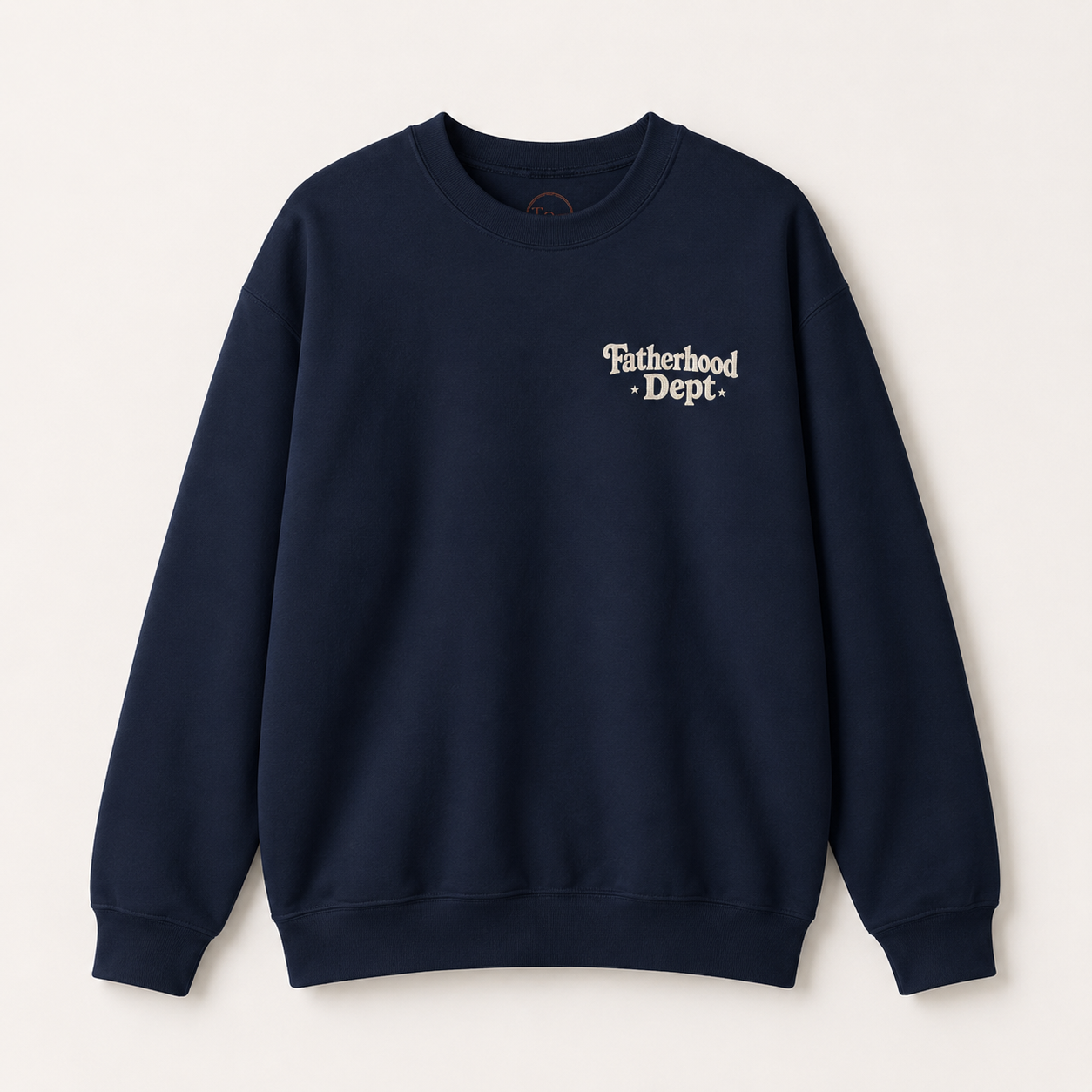 Fatherhood Dept. Crewneck Sweatshirt — Vintage Pullover Father Gift