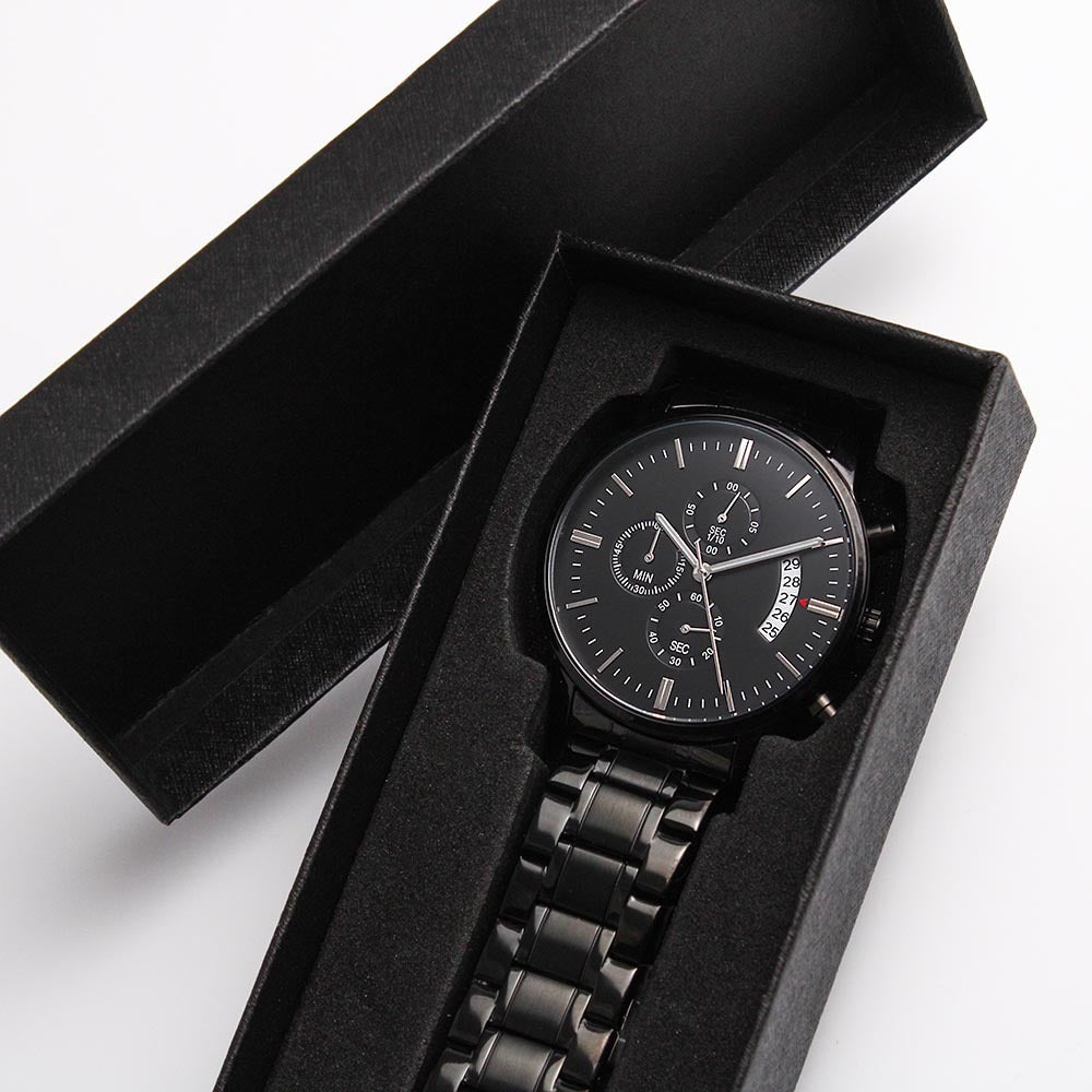 The Lord's Prayer Men's Watch — Christian Faith Gift