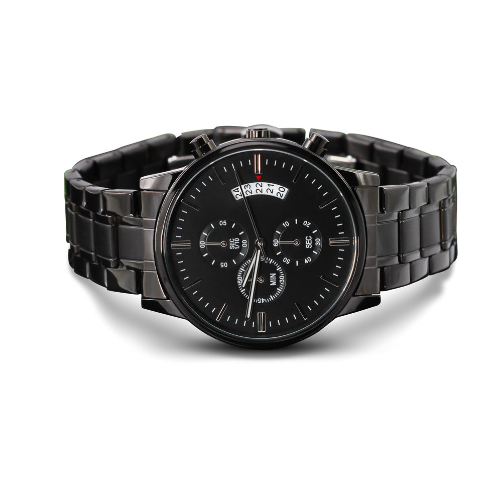 The Lord's Prayer Men's Watch — Christian Faith Gift