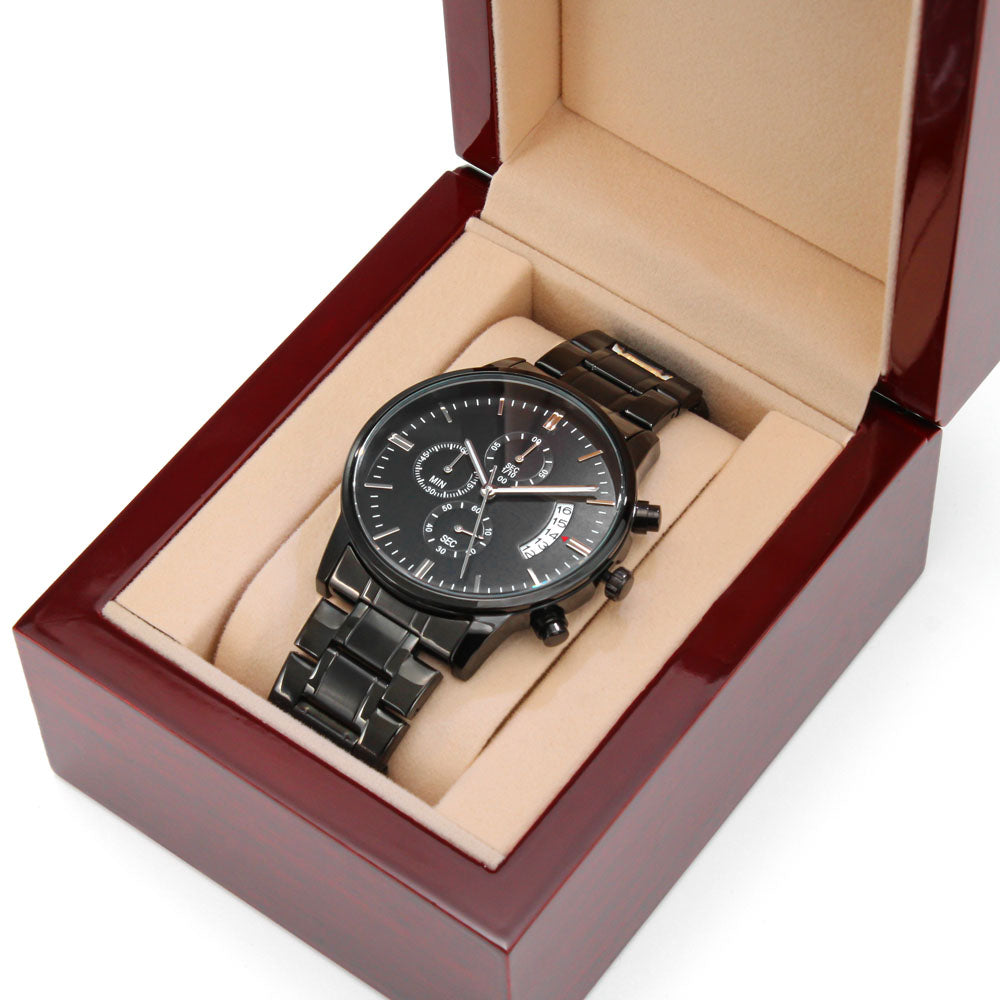 The Lord's Prayer Men's Watch — Christian Faith Gift