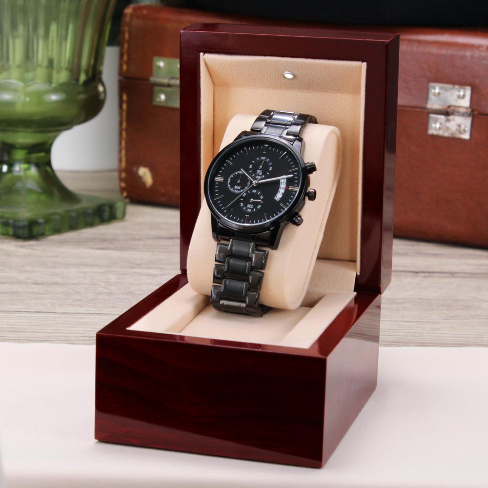 The Lord's Prayer Men's Watch — Christian Faith Gift
